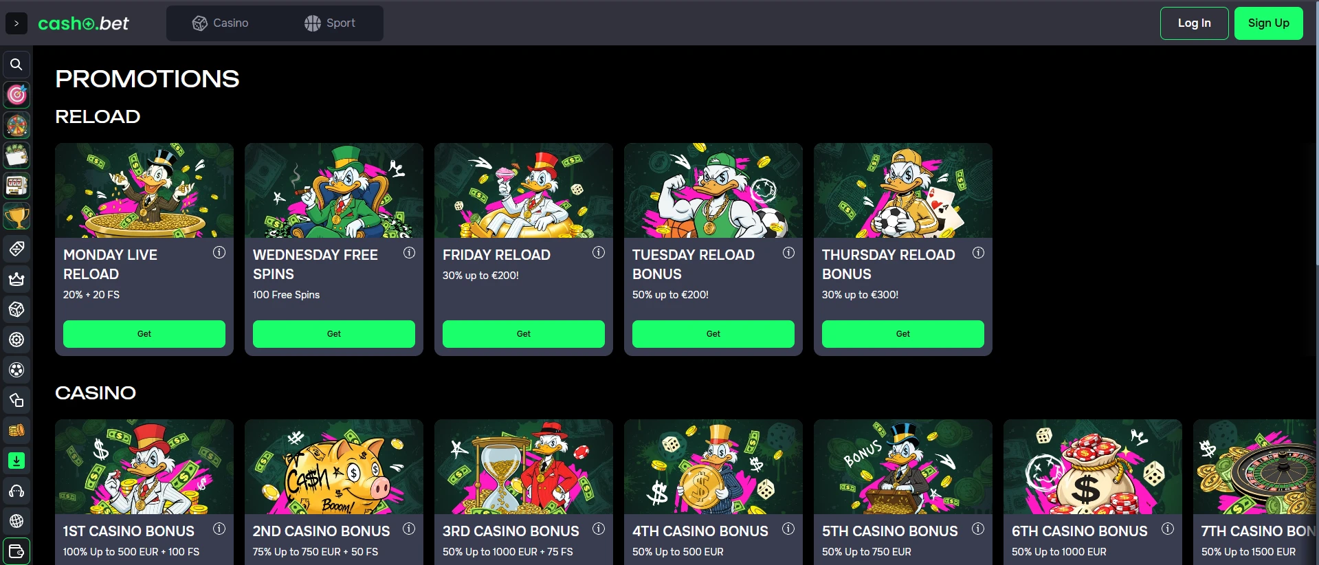 Casho Bet Bonus